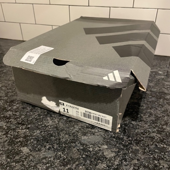 Adidas X Crazyfast Messi.3 Mens Indoor Soccer Sneakers Silver & Blue Size 11 - Picture 9 of 9